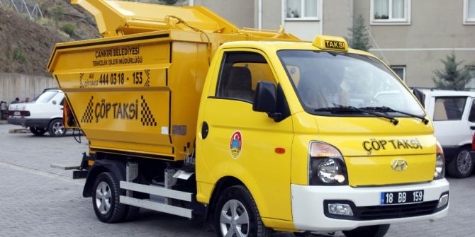 Bu Da "Çöp Taksi"