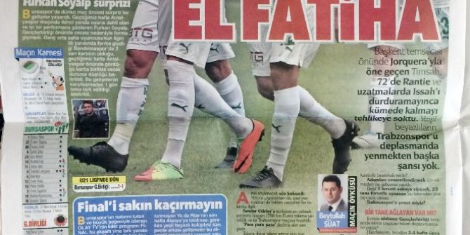 Bursa Yerel Basınının Bursaspor Öfkesi