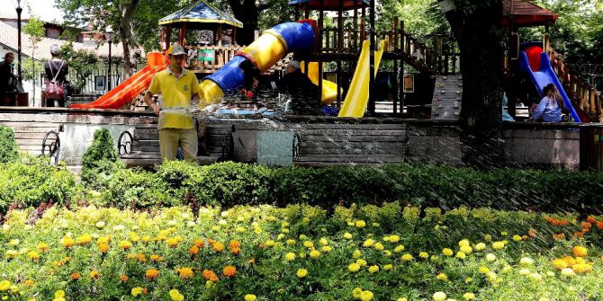 Kuğulupark’a 10 Bin Çiçek