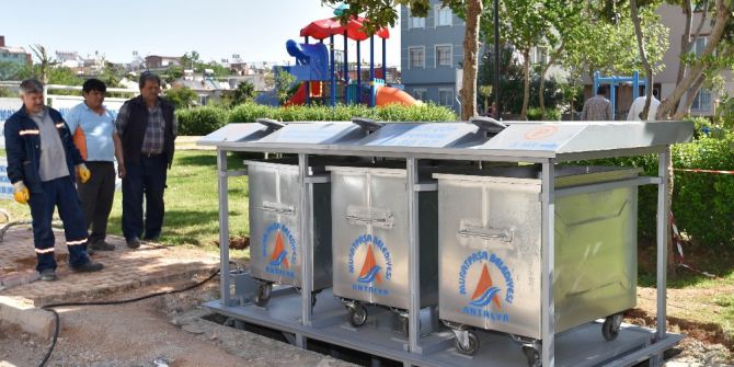 Muratpaşa’da 2 Bin 686’ncı Konteyner Yeraltında