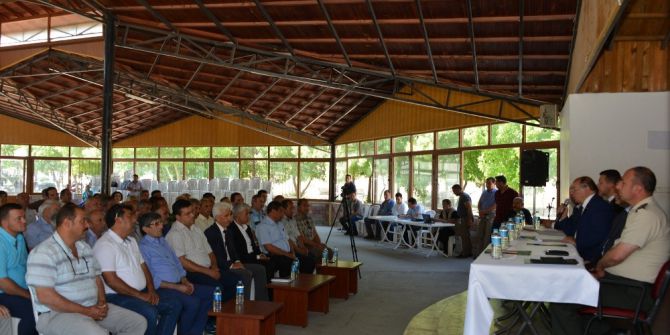 Vali Çiçek, Ortaca’da Muhtarlarla Bir Araya Geldi