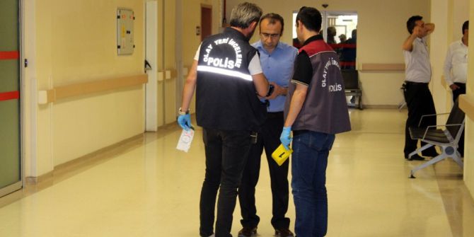 Hastanede Tedavi Gören Hastaya Silahlı Saldırı