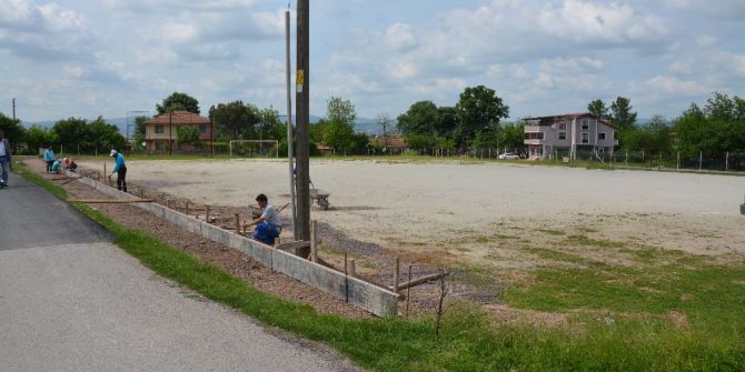 Sarımeşe Futbol Sahası Revize Ediliyor