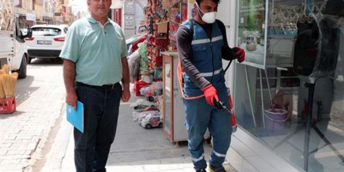 Ceylanpınar’da İlaçlama Çalışması