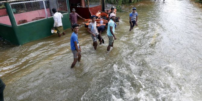 Sri Lanka Ve Doğu Hindistan’da Sel