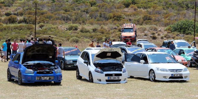 Modifiyeli Araçlar Bodrum’da Görücüye Çıktı