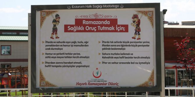 Ramazanda Sağlıklı Beslenme Önerileri