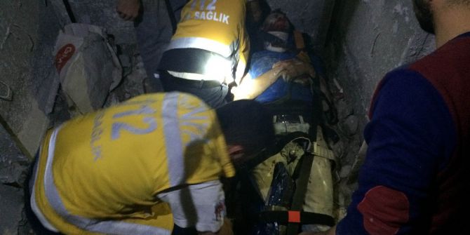 Beşinci Kattan Asansör Boşluğuna Düşen İşçi Ağır Yaralandı