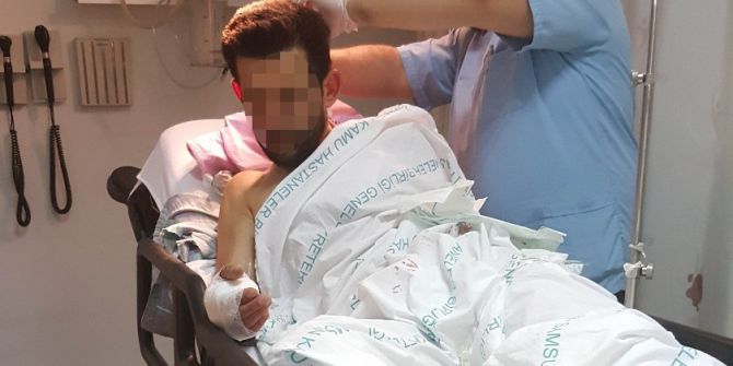 Elektrik Akımına Kapılan İşçi Hastanelik Oldu