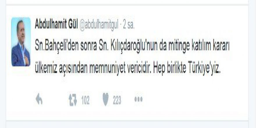 Chp Lideri Kılıçdaroğlu’nun Mitinge Katılım Kararı Ak Parti’yi Memnun Etti