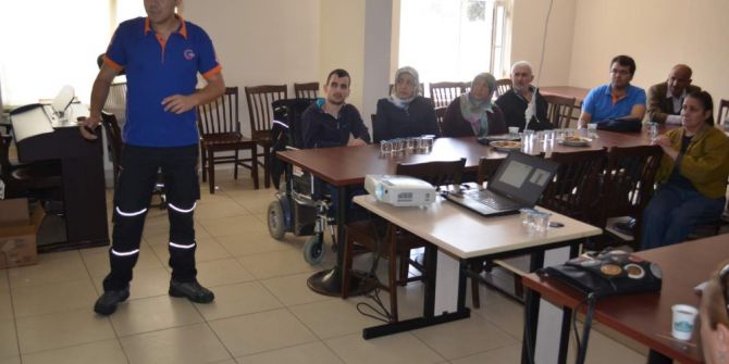 Engellilere Doğal Afet Eğitimi