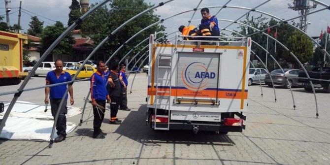Çanakkale Afad Manisa’daki Deprem Bölgesinde