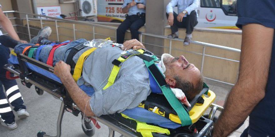 Kahta İlçesinde Trafik Kazası: 1 Yaralı