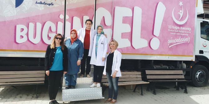 Biga’da Kanser Taraması Yapıldı