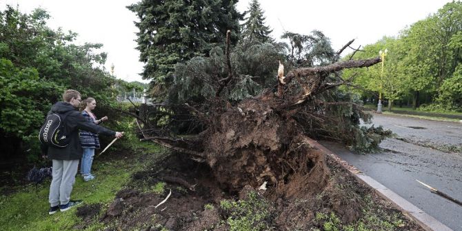 Moskova’da Fırtına:13 Ölü