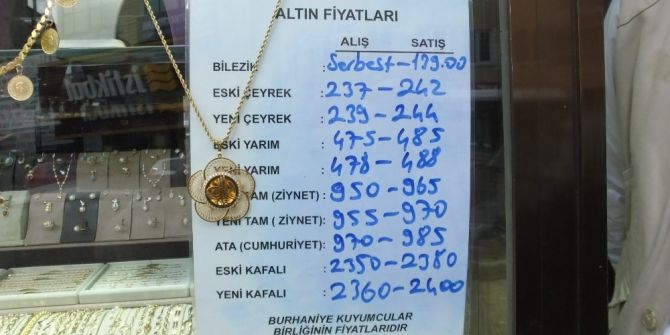 Burhaniye’de Kuyumcular Birlik Kurdu