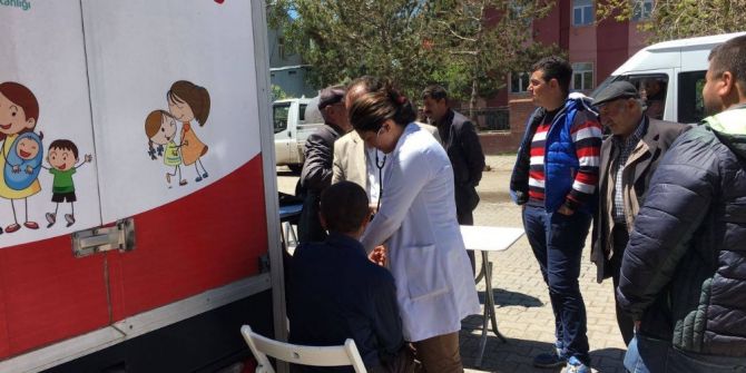 Çıldır’da Mobil Araç İle Sağlık Taraması Yapıldı