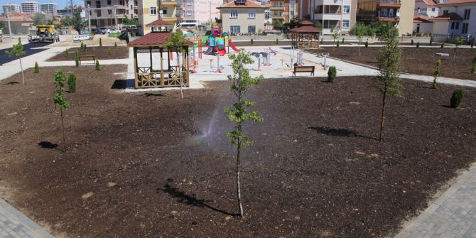 Karaman’da Belediyenin Yaptığı Yeni Park Alanları Hizmete Girdi