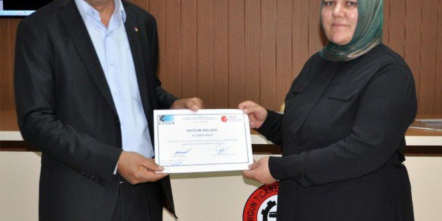 Sorgun’da 81 Girişimci Kurs Bitirme Belgesini Aldı