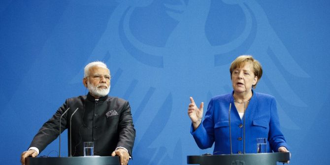 Merkel İle Modi Ortak Basın Toplantısı Düzenledi