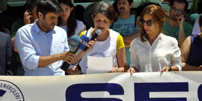 Başhekim Berilgen’in Öldürülmesi Diyarbakır’da Protesto Edildi