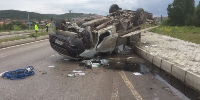 Tavşanlı’da Trafik Kazası: 1 Yaralı