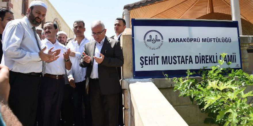 Şehidin Adı Camide Yaşayacak