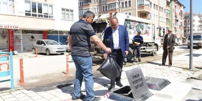Kastamonu’da Çöp Konteynırları Yer Altına Alınıyor