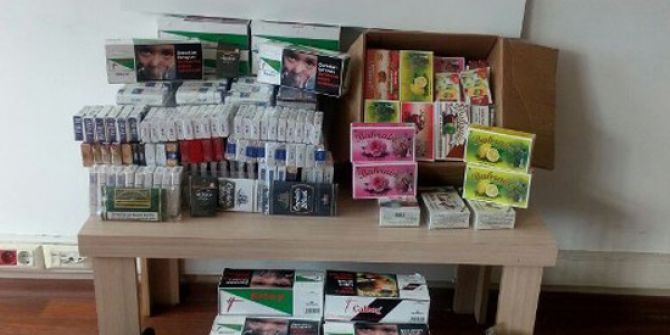 Denizli Polisinden Kaçak Sigara Ve Akaryakıt Operasyonu