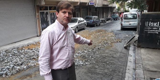 Şiddetli Yağmur Asfaltı Çökertti