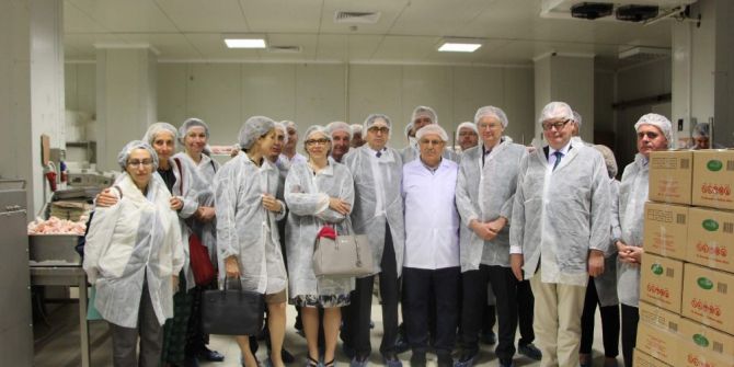 Ab Türkiye Delegasyonu Başkanı Berger Ve Beraberindekiler Ab Desteği İle Yapılan Et Tesisini Gezdi
