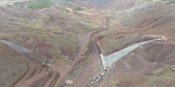 Eskişehir Gündüzler Barajı İnşaatı Sürüyor