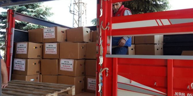 Büyük Toramanlılar Ramazan Sevgi Paketi, İhtiyaç Sahiplerini Sevindirdi