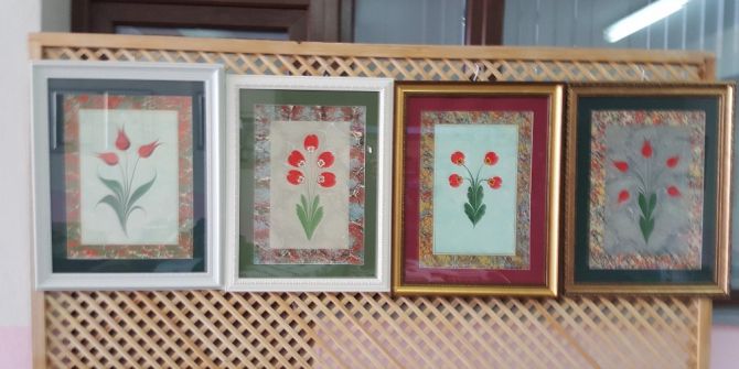 Öğrencilerin Eserleri Sergileniyor