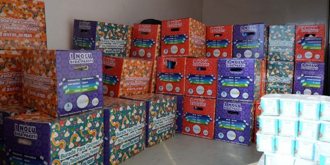 Pursaklar Belediyesi’nden Bin 208 Aileye Gıda Yardımı