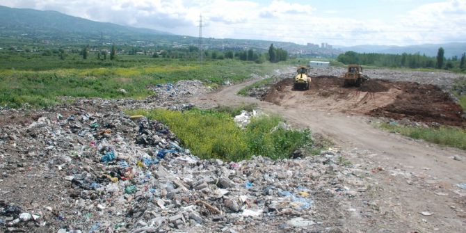 Tokat’ta Çöp Dağları Yeşil Alana Dönüşecek
