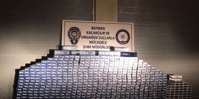 Batman’da 43 Bin Tl Değerinde Kaçak Sigara Ele Geçirildi