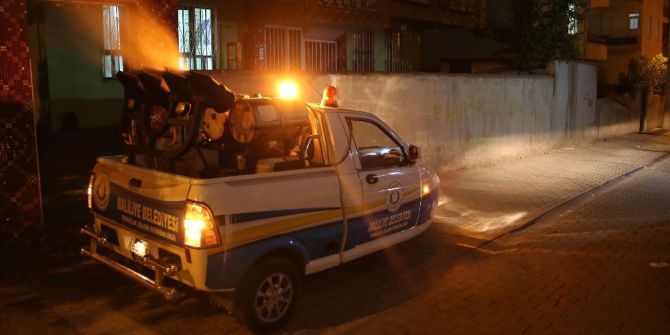 Haliliye’de İlaçlama Çalışmaları