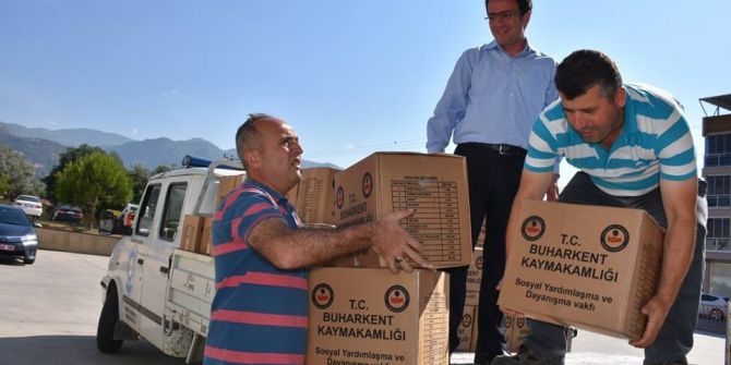 Buharkent’te 300 Aileye Gıda Desteği