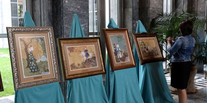 Tbmm’de "Osmanlı Padişahları Ebru Ve Minyatür Sergisi" Açıldı