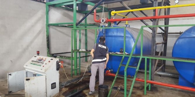 İzmir’de 9 Bin Litre Kaçak Akaryakıt Ele Geçirildi