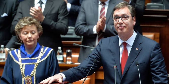 Sırbistan’ın Yeni Cumhurbaşkanı Aleksandar Vuçiç Yemin Etti