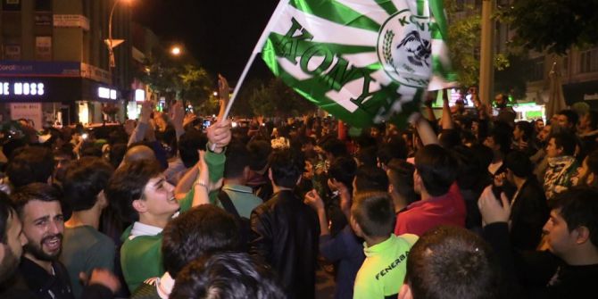 Konya’da Ziraat Türkiye Kupası Sevinci