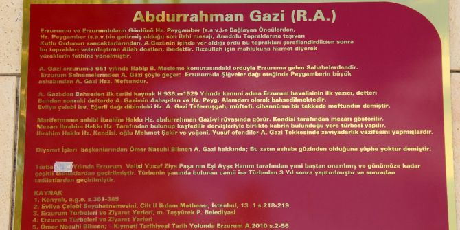 Abdurrahman Gazi Türbesi’ne Ziyaretçi Akını