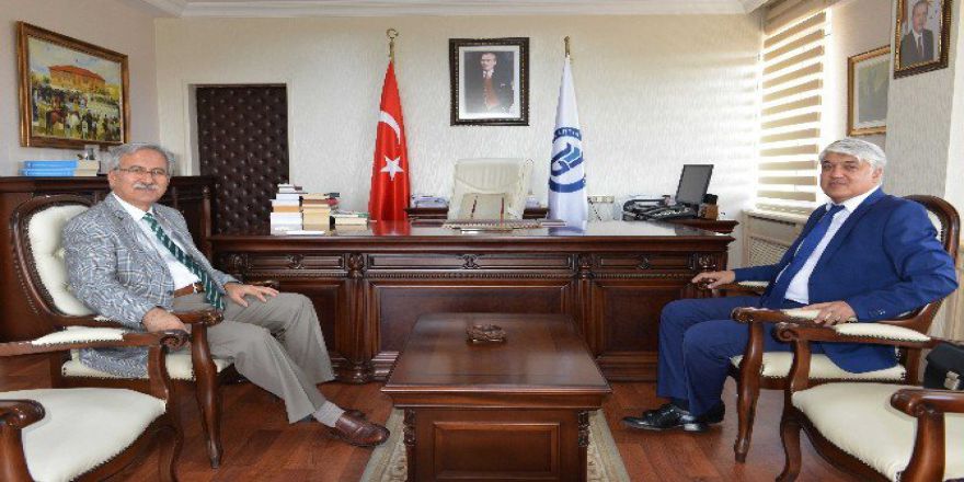 Cumhuriyet Başsavcısı Özgür’den Rektör Kaplan’a İade-i Ziyaret