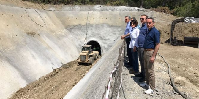 Dsi Bölge Müdürü Coşkun, Kaş Kıbrıs Barajını İnceledi