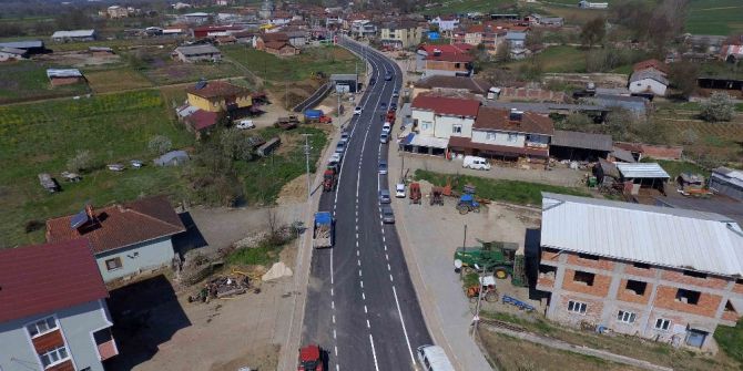 Çavuşlu Ve İshakçılar Yolu Yenilendi
