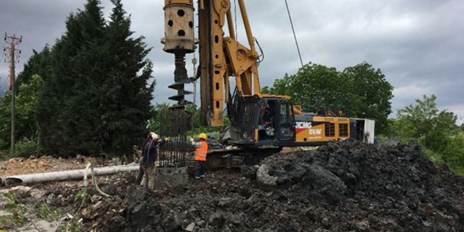 Suadiye-arslanbey Yoluna Köprü Yapılıyor