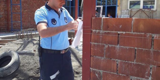 Niksar’da Kaçak Yapılar Mühürleniyor