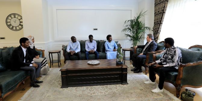 Afrikalı Öğrencilerden Başkan Palancıoğlu’na Ziyaret